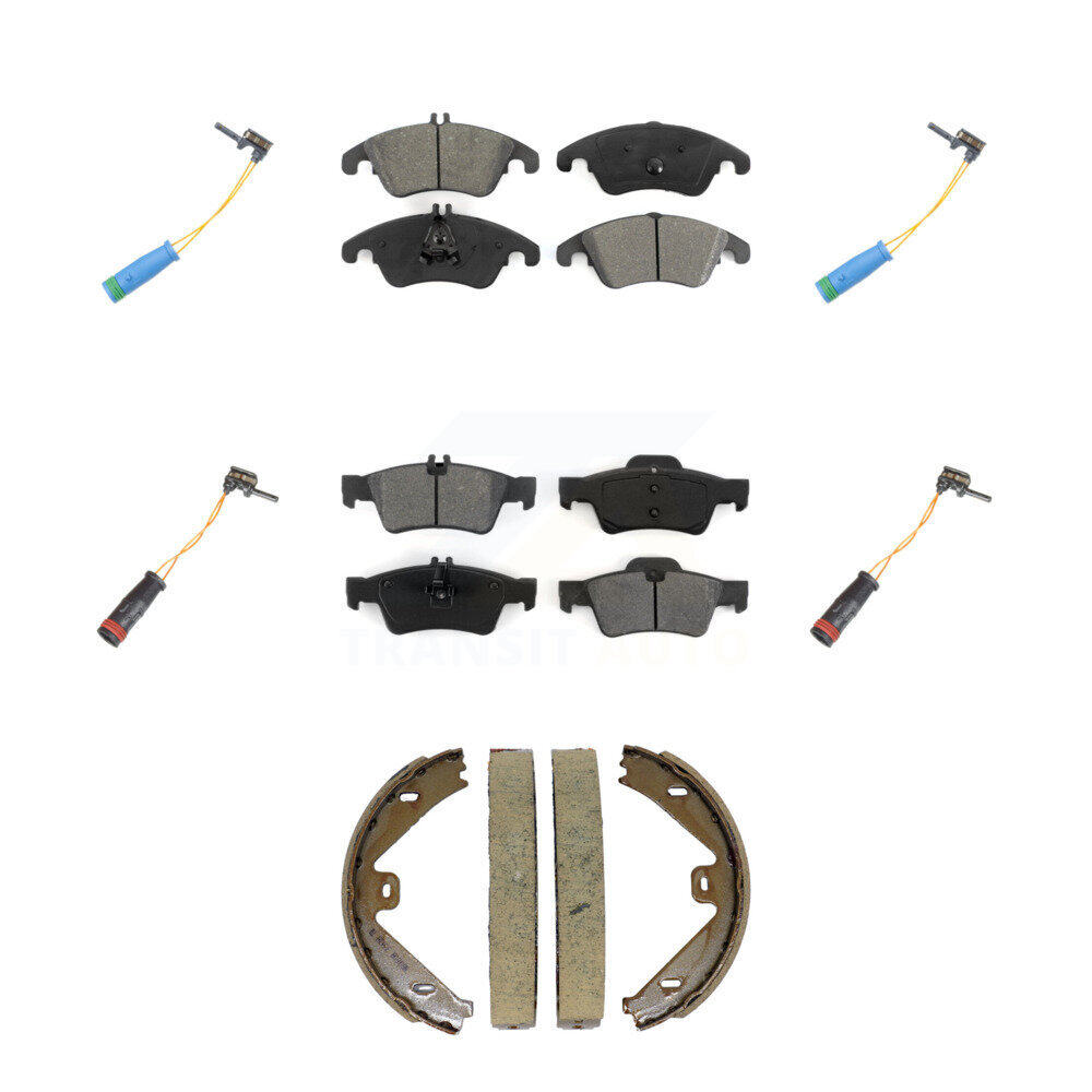 SIM KSW-100908 Disc Brake Pad for 2015-2016 Mercedes-Benz E400 - Front and Rear