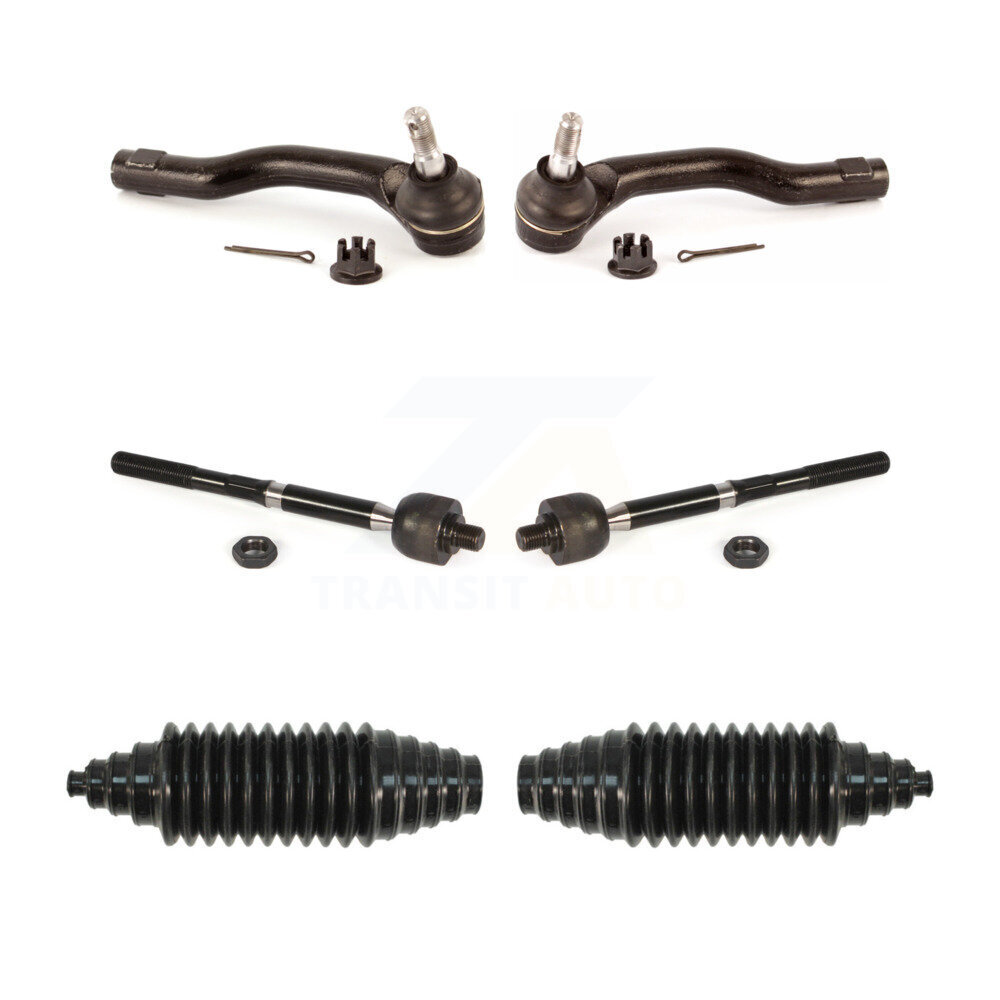 Front Steering Tie Rod End & Boot Kit For 2011-2014 Mazda 2 KTB