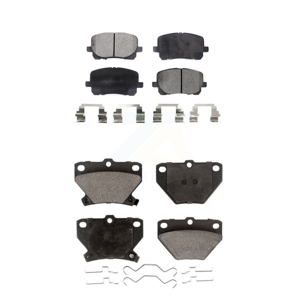 TEC Front Rear Ceramic Brake Pads Kit KTC-100481