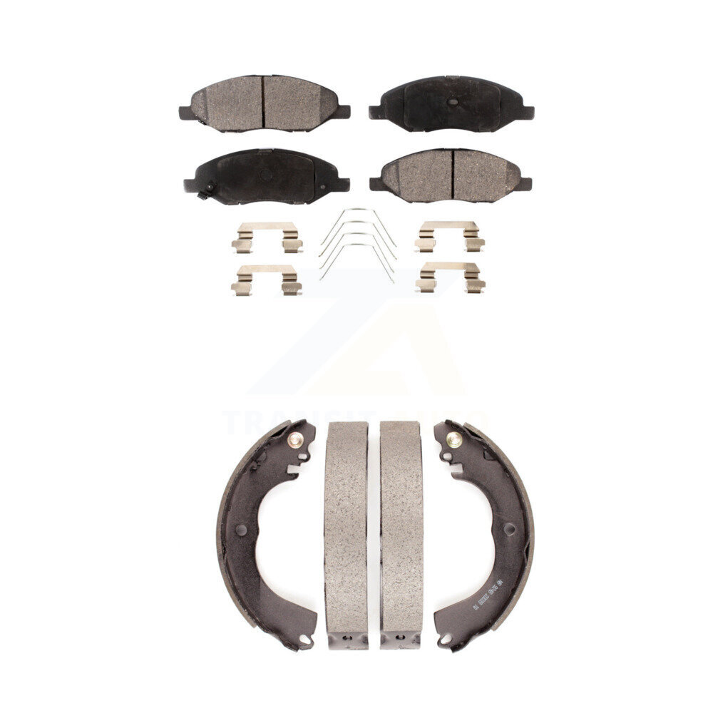 Transit Auto - KTN-100031 - Front and Rear Disc Brake Pad Kits