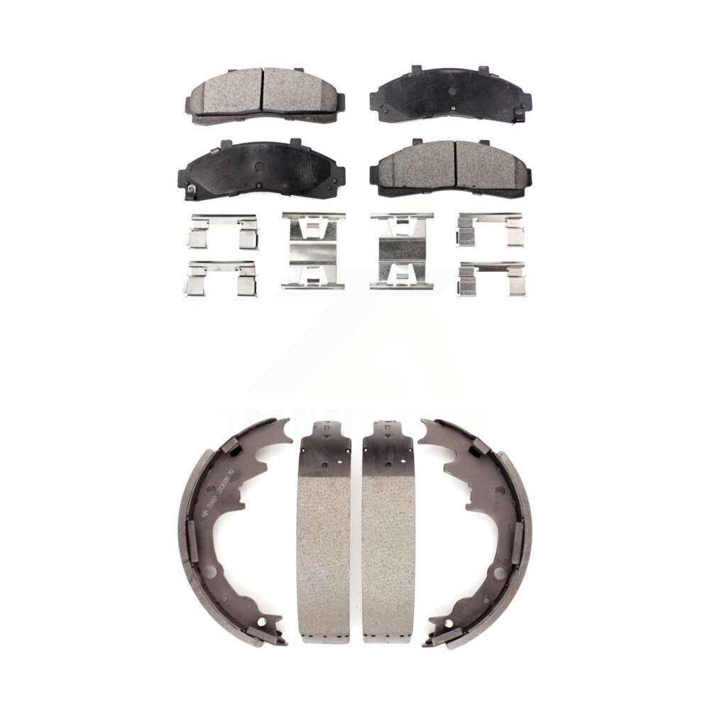 Transit Auto - KTN-100115 - Front and Rear Disc Brake Pad Kits