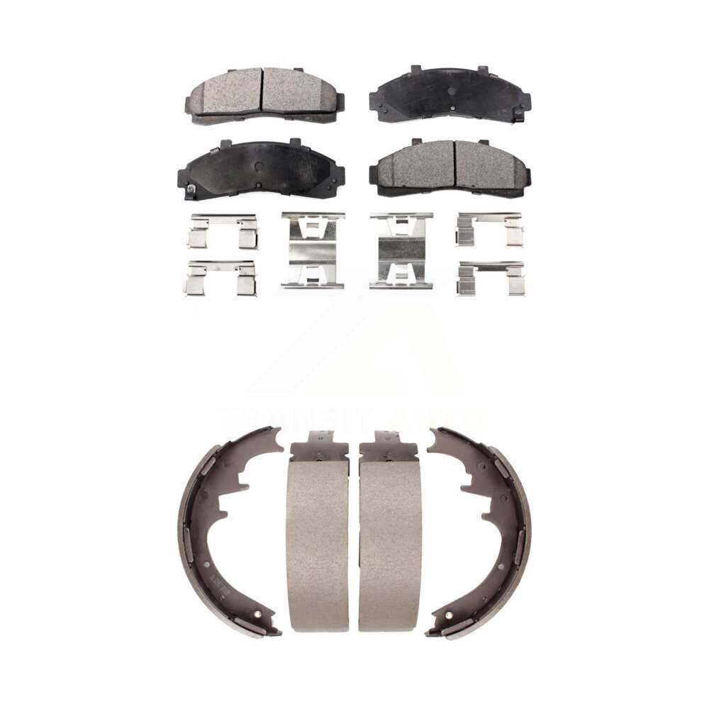 Transit Auto - KTN-100116 - Front and Rear Disc Brake Pad Kits