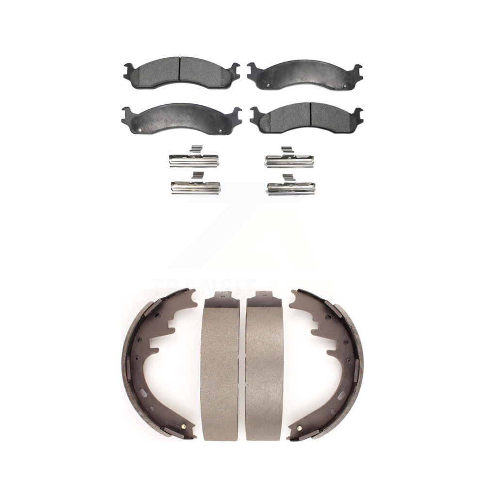 Transit Auto - KTN-100121 - Front and Rear Disc Brake Pad Kits