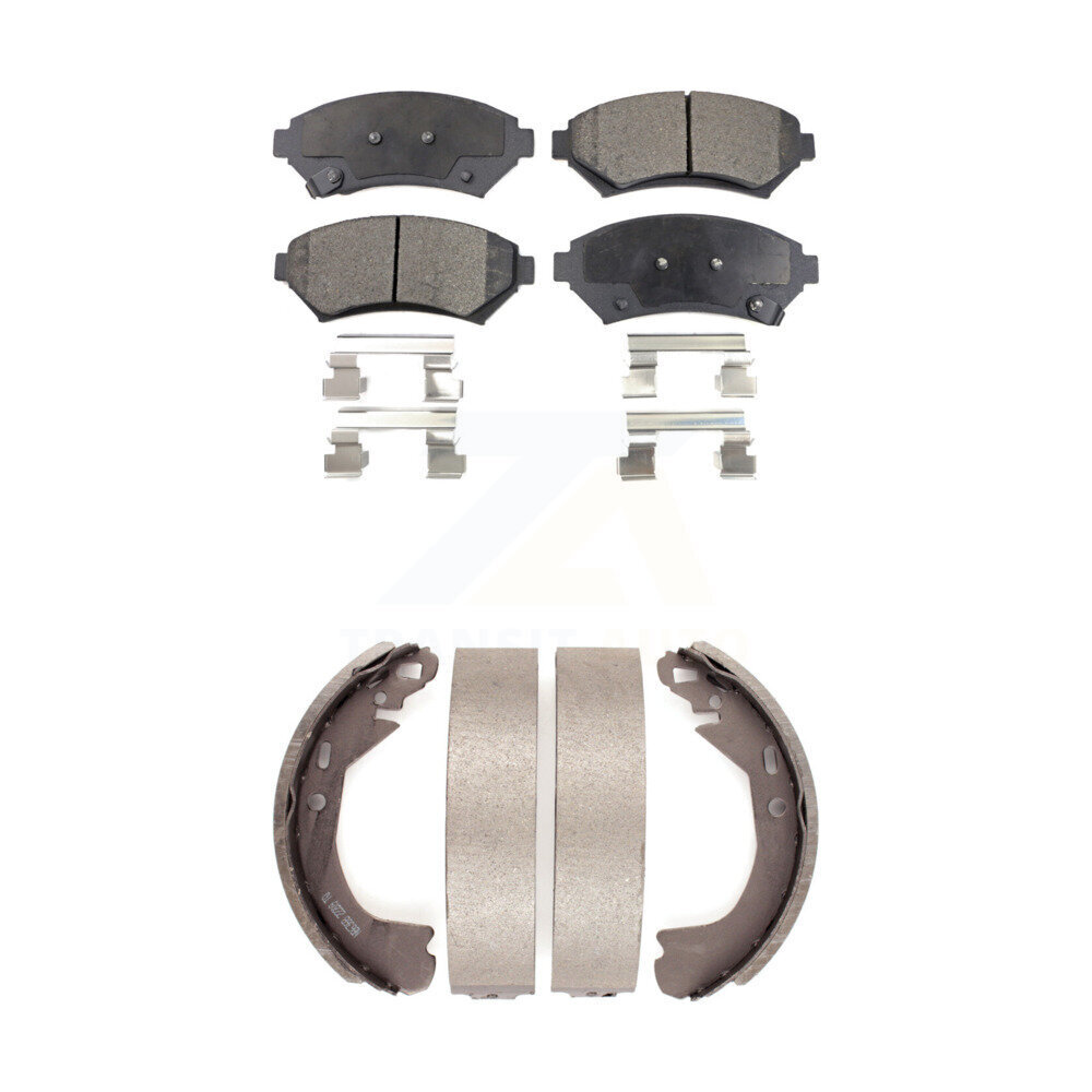 Transit Auto - KTN-100130 - Front and Rear Disc Brake Pad Kits