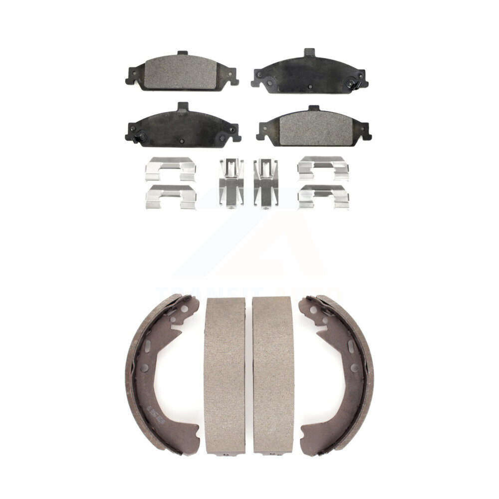 Transit Auto - KTN-100140 - Front and Rear Disc Brake Pad Kits