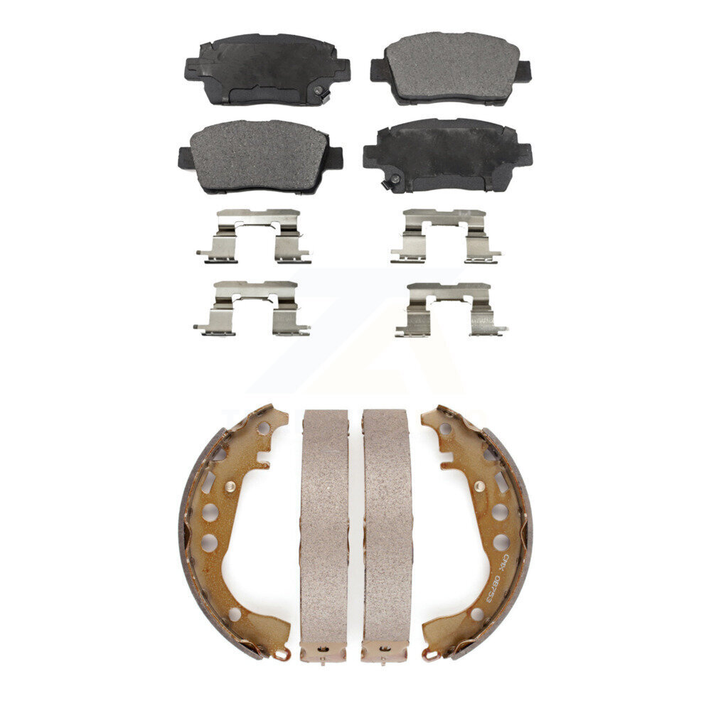 Transit Auto - KTN-100156 - Front and Rear Disc Brake Pad Kits