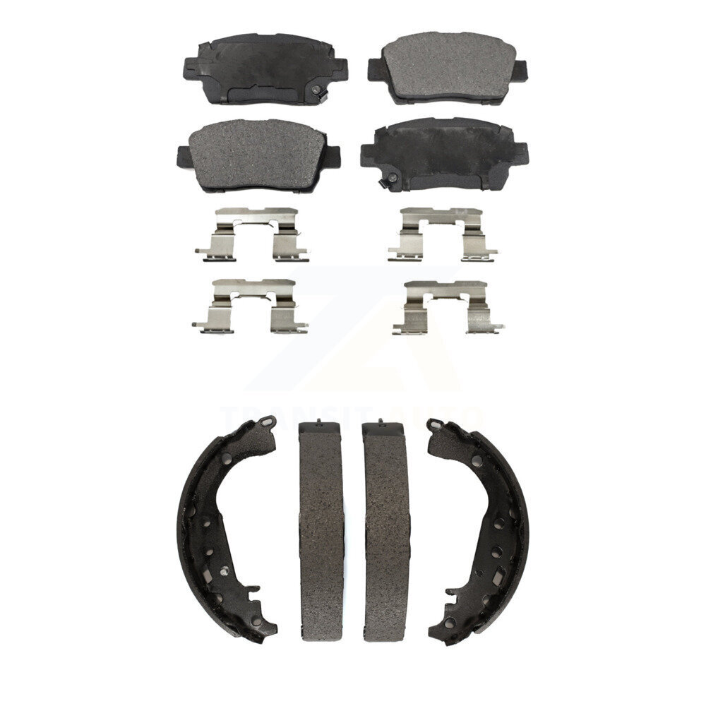 Transit Auto - KTN-100158 - Front and Rear Disc Brake Pad Kits