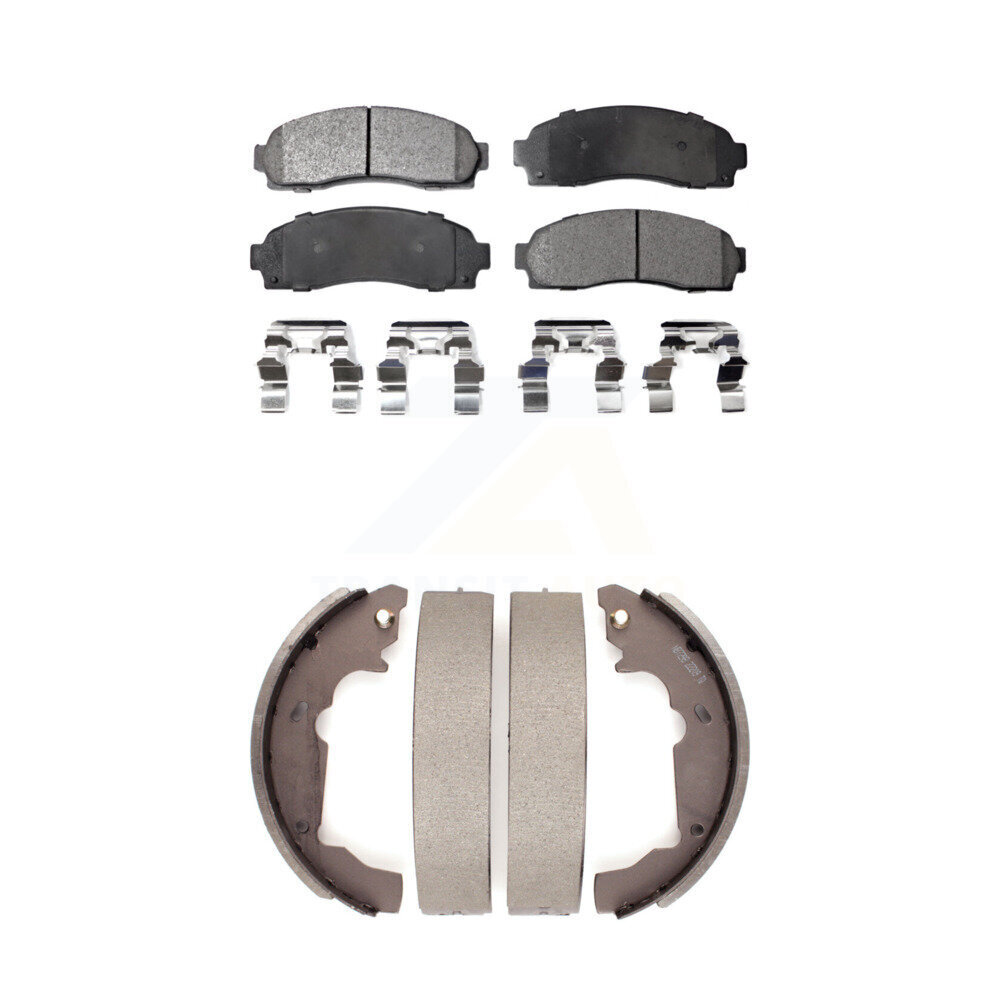 Transit Auto - KTN-100163 - Front and Rear Disc Brake Pad Kits
