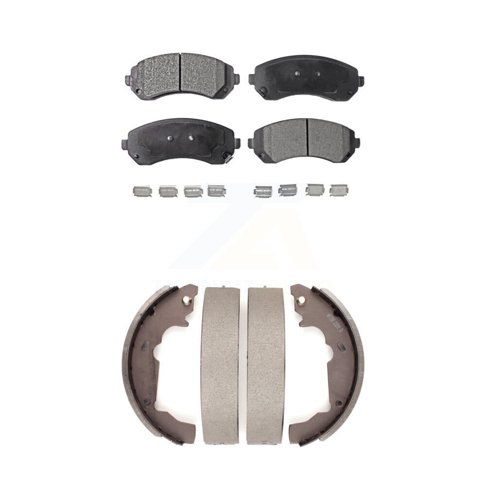 Transit Auto - KTN-100170 - Front and Rear Disc Brake Pad Kits