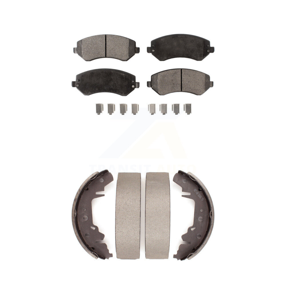 Transit Auto - KTN-100172 - Front and Rear Disc Brake Pad Kits