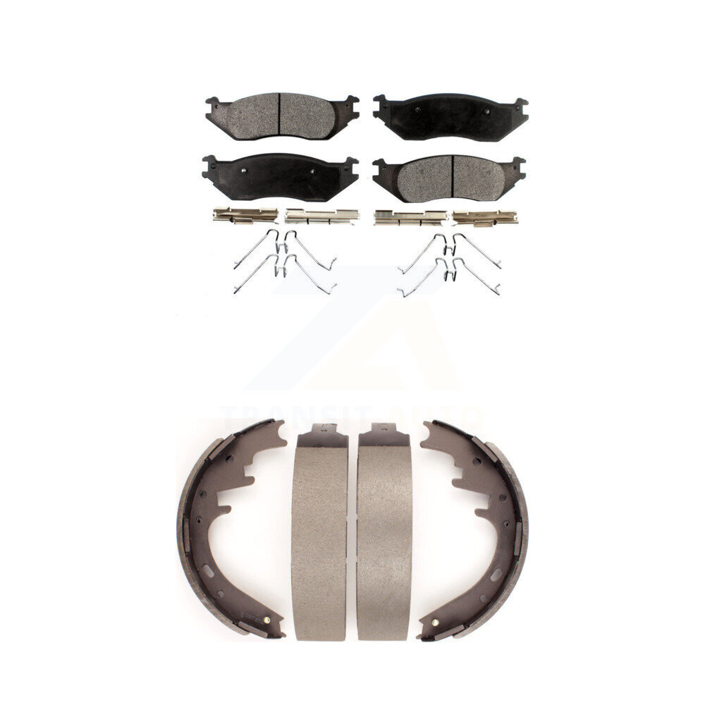 Transit Auto - KTN-100221 - Front and Rear Disc Brake Pad Kits