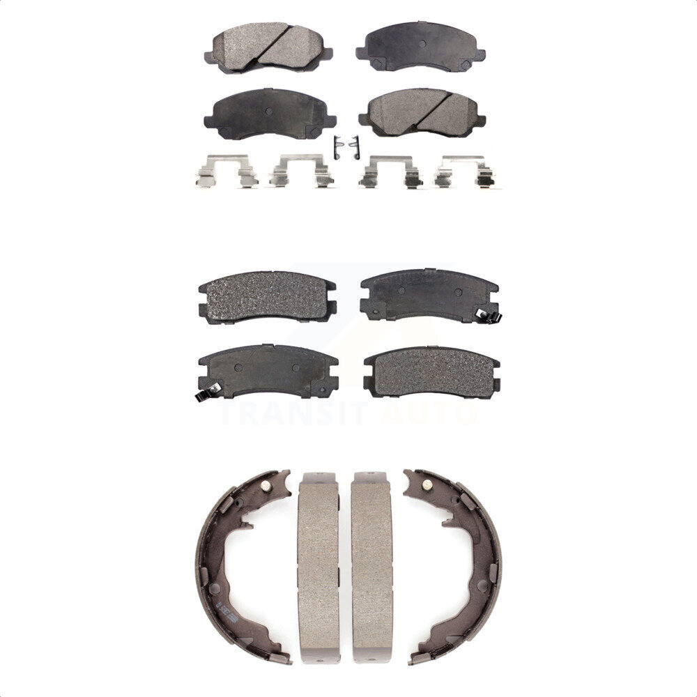 Transit Auto - KTN-100515 - Front and Rear Disc Brake Pad Kits