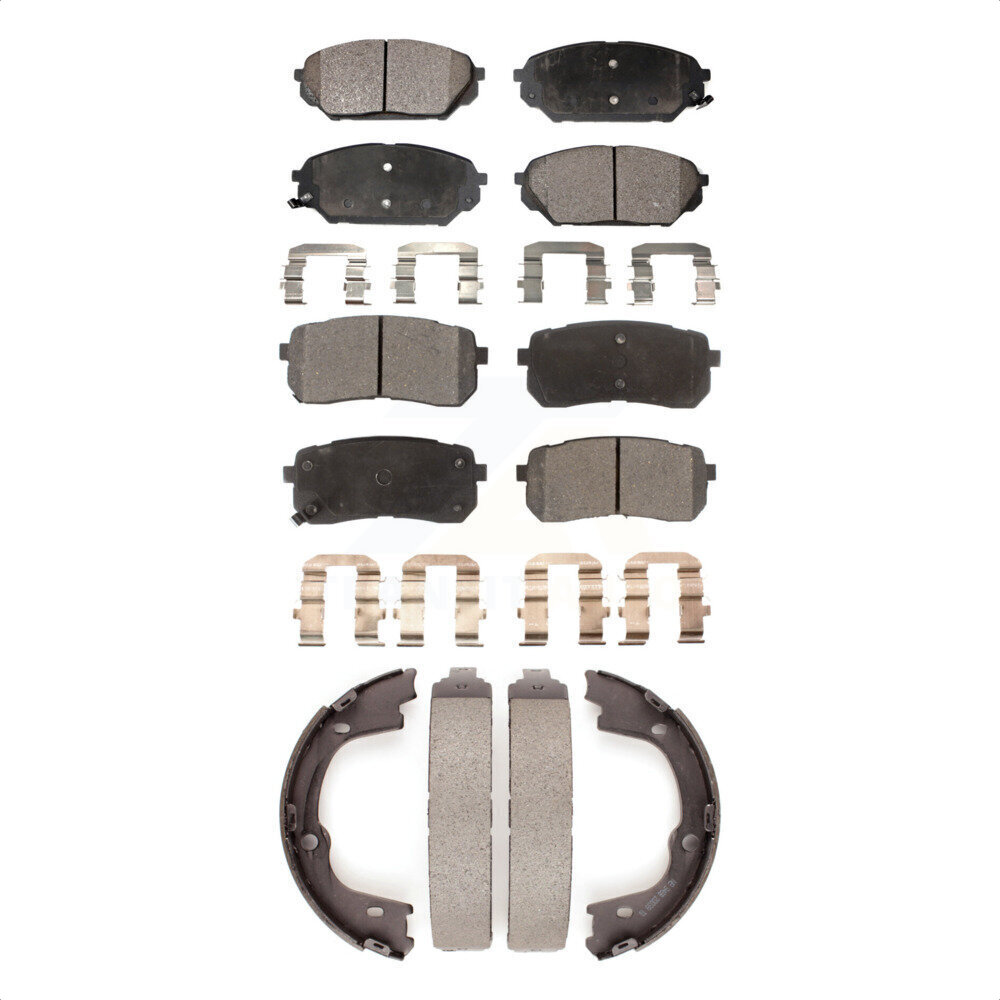 Transit Auto - KTN-100526 - Front and Rear Disc Brake Pad Kits