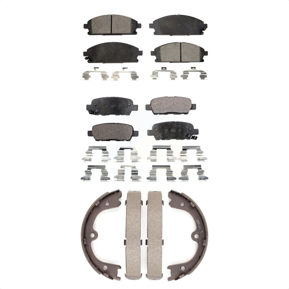 Transit Auto - KTN-100534 - Front and Rear Disc Brake Pad Kits