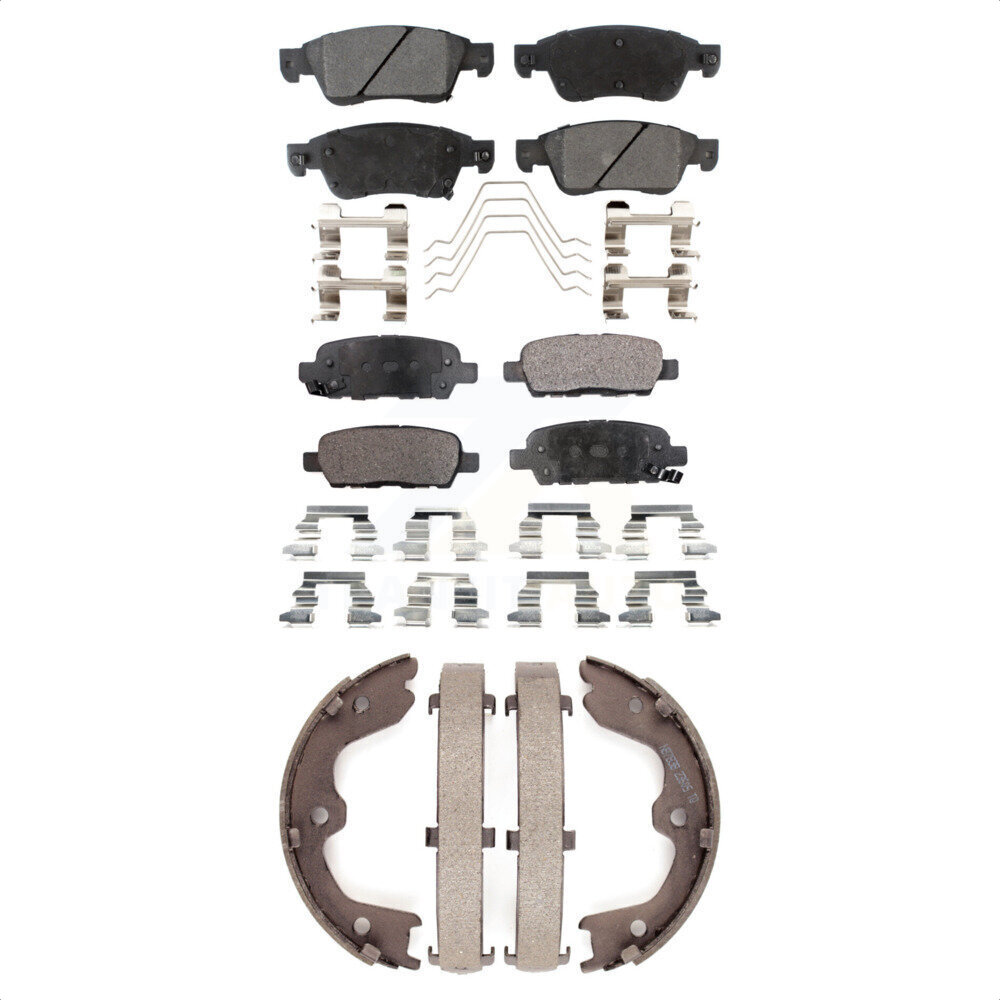 Transit Auto - KTN-100535 - Front and Rear Disc Brake Pad Kits