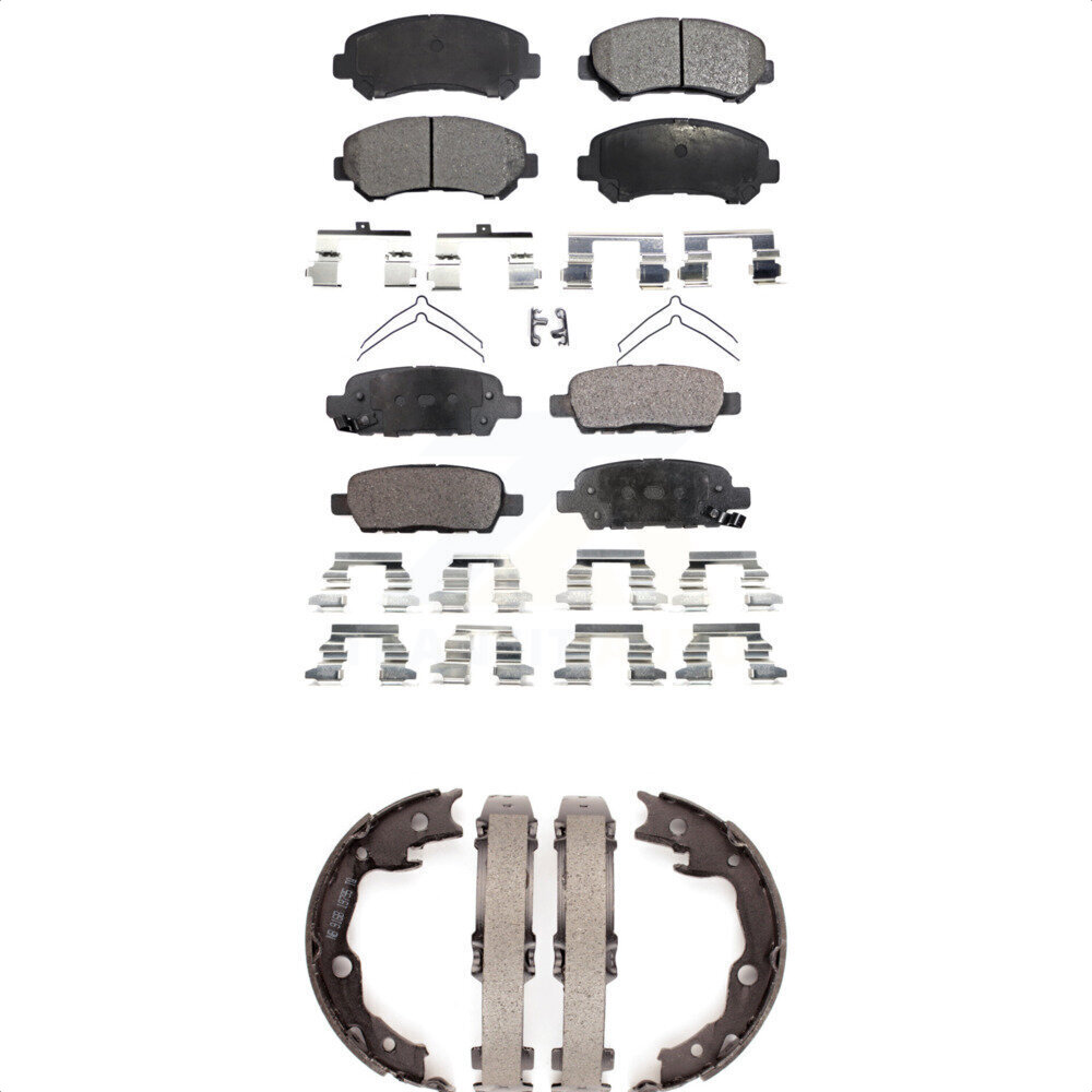 Transit Auto - KTN-100537 - Front and Rear Disc Brake Pad Kits