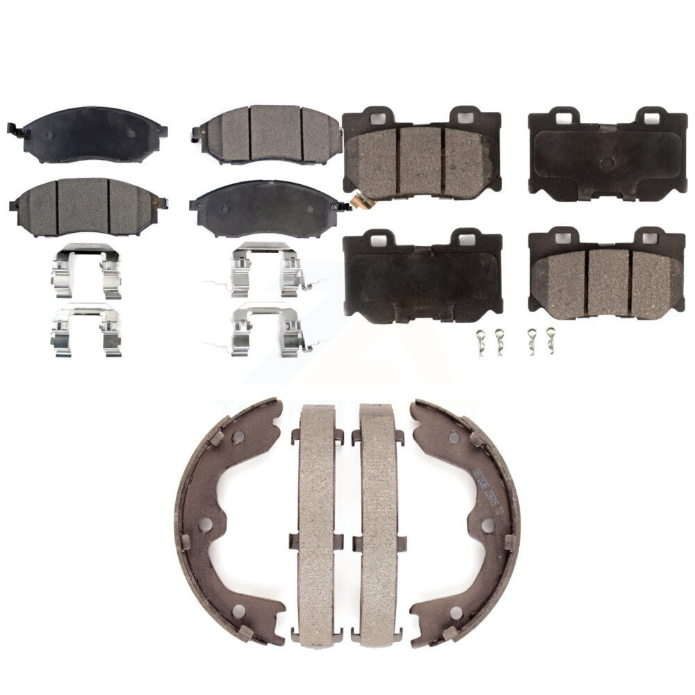 Transit Auto - KTN-100541 - Front and Rear Disc Brake Pad Kits