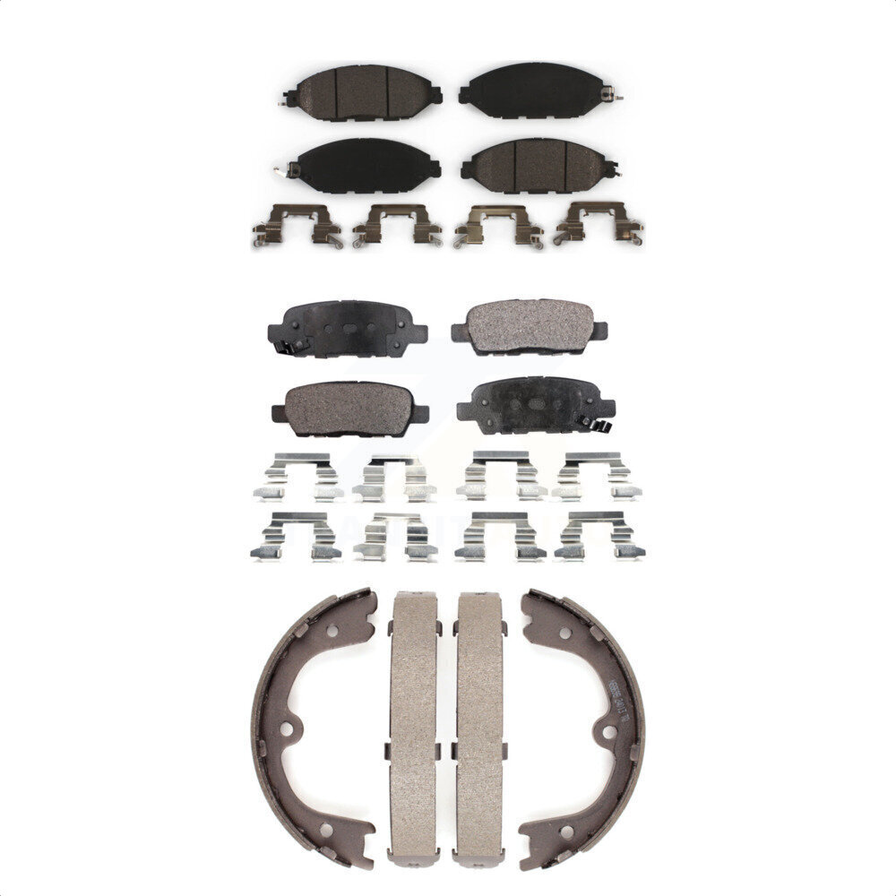 Transit Auto - KTN-100542 - Front and Rear Disc Brake Pad Kits