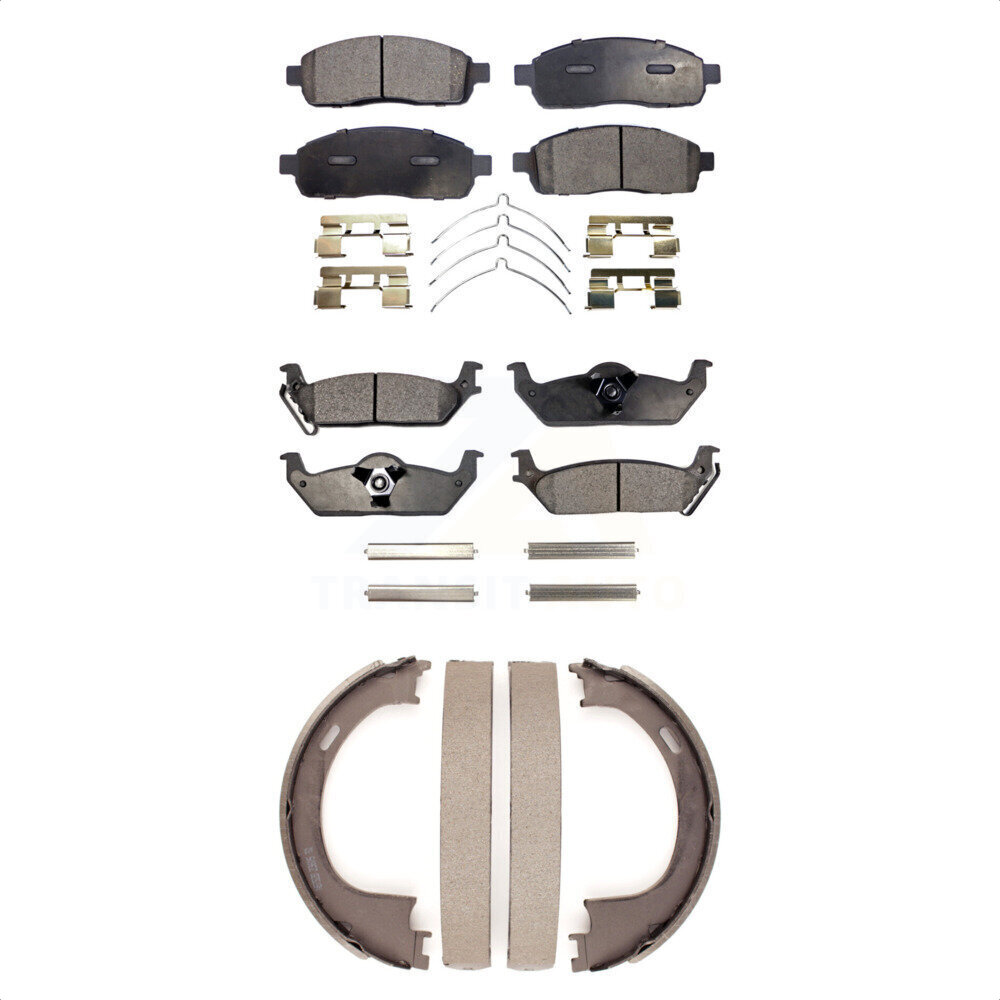 Transit Auto - KTN-100566 - Front and Rear Disc Brake Pad Kits