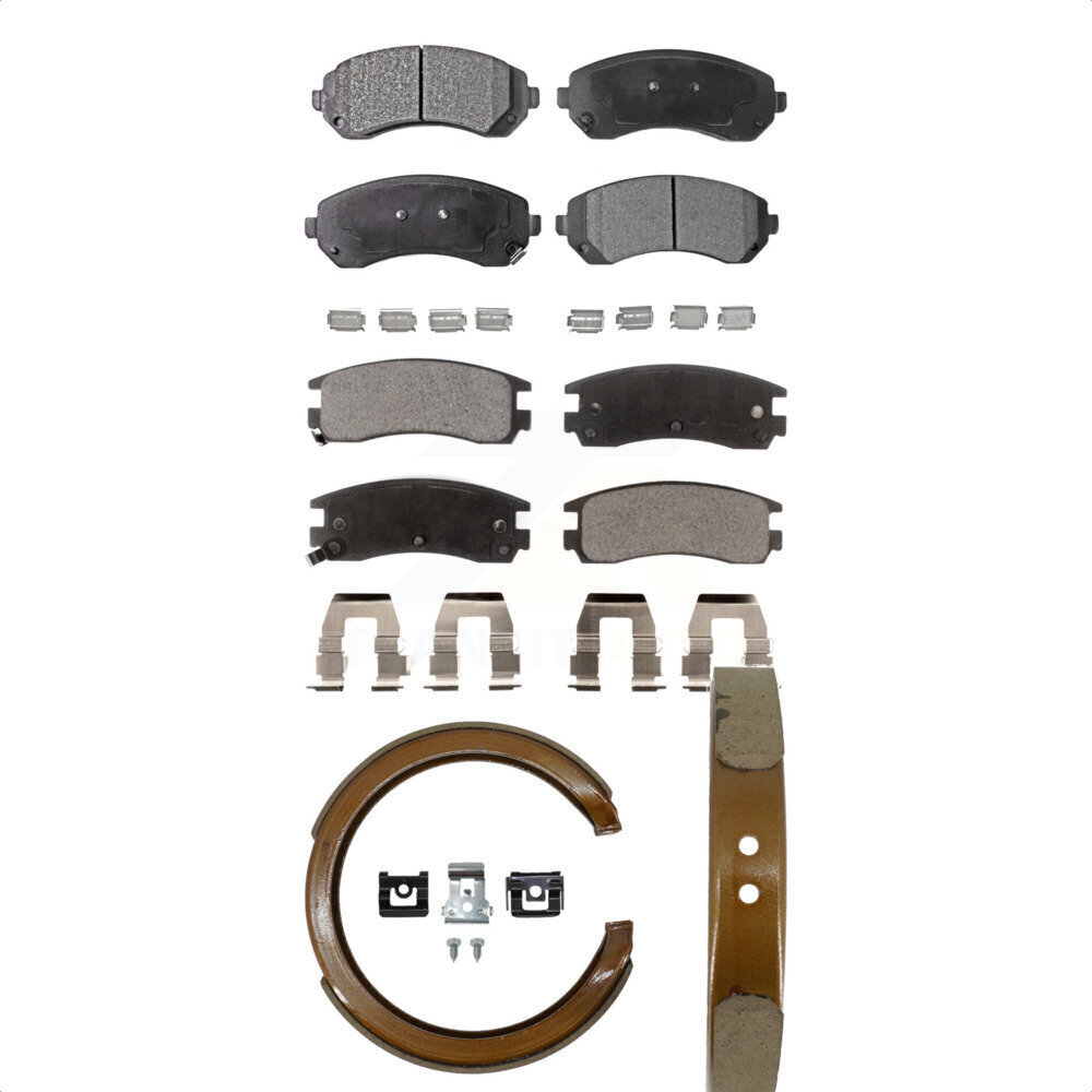 Transit Auto - KTN-100594 - Front and Rear Disc Brake Pad Kits
