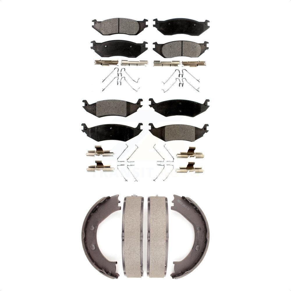 Transit Auto - KTN-100606 - Front and Rear Disc Brake Pad Kits