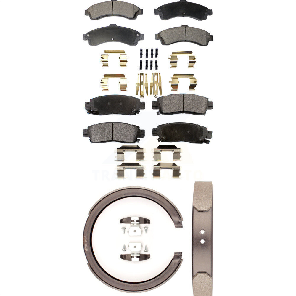 Transit Auto - KTN-100638 - Front and Rear Disc Brake Pad Kits