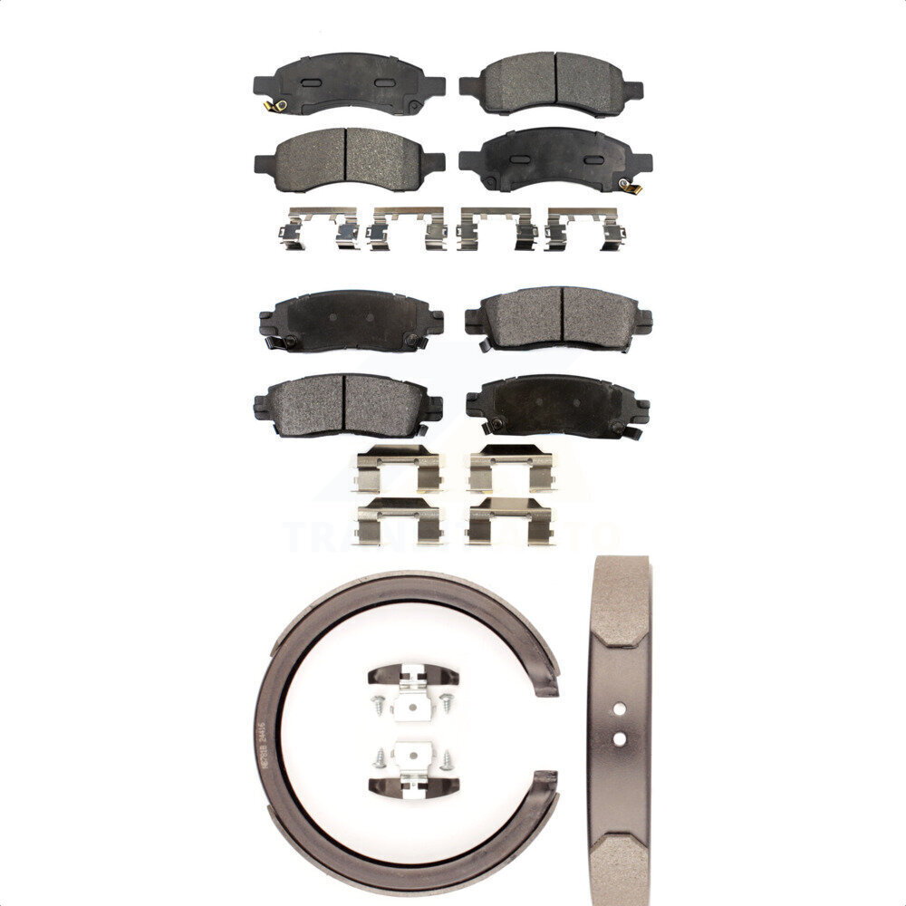 Transit Auto - KTN-100639 - Front and Rear Disc Brake Pad Kits
