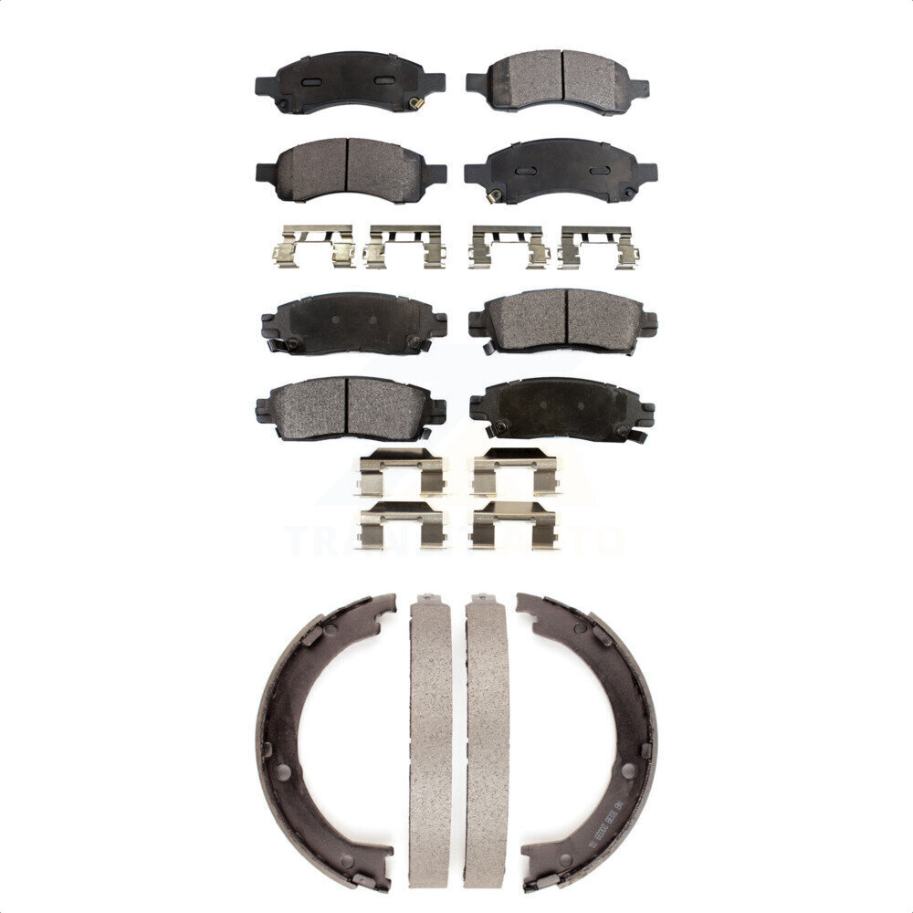 Transit Auto - KTN-100640 - Front and Rear Disc Brake Pad Kits