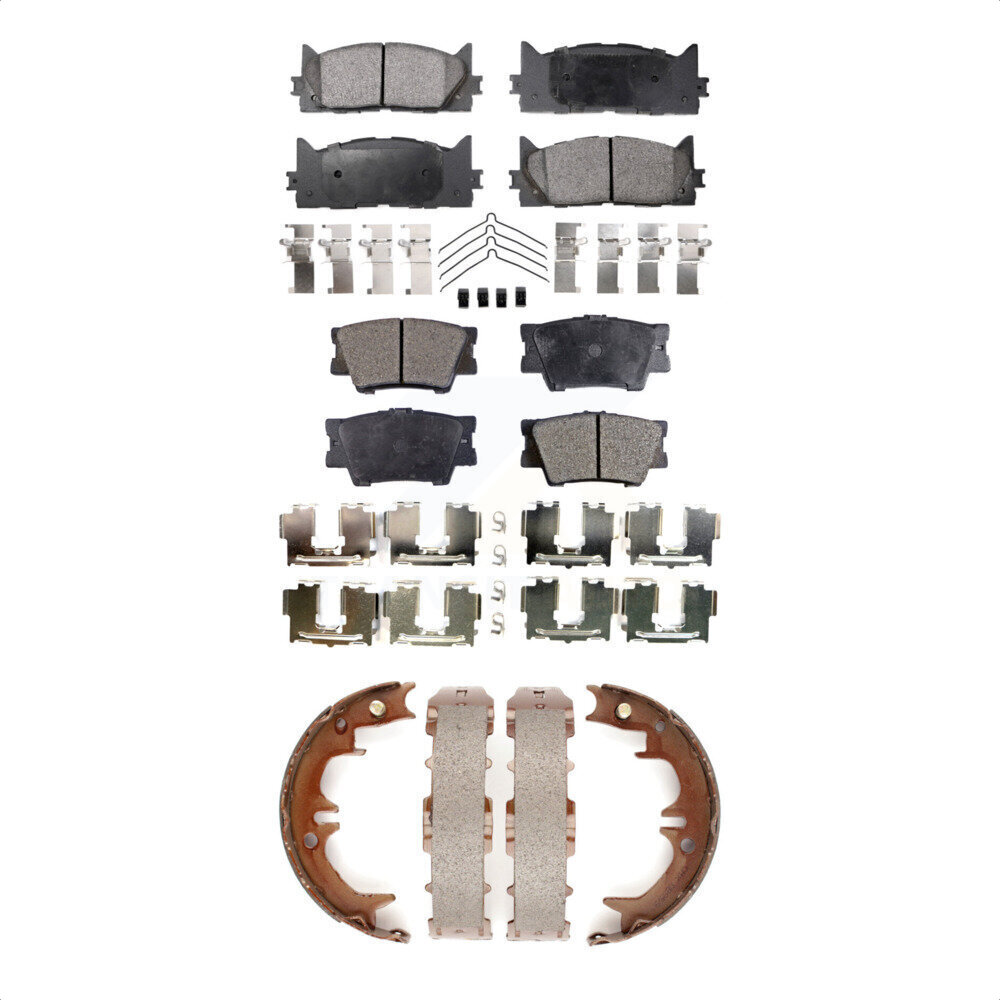 Transit Auto - KTN-100652 - Front and Rear Disc Brake Pad Kits