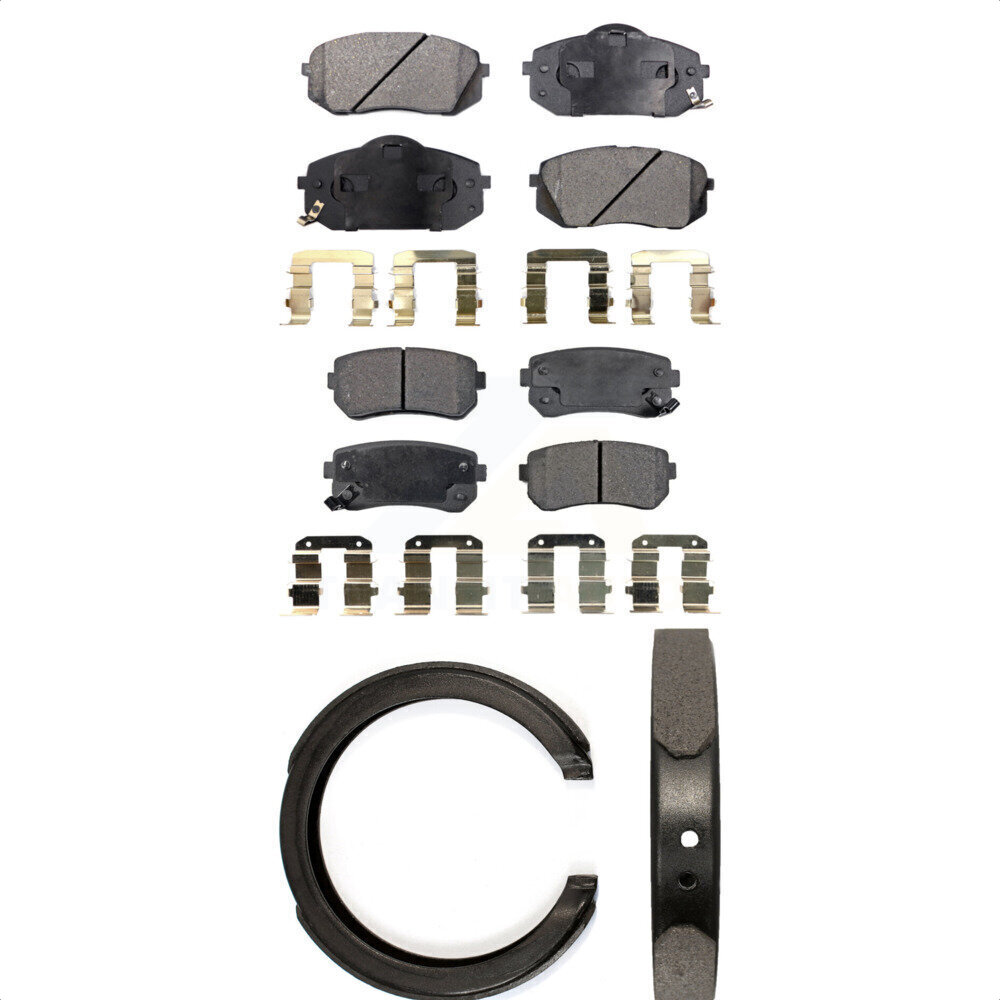 Transit Auto - KTN-100662 - Front and Rear Disc Brake Pad Kits