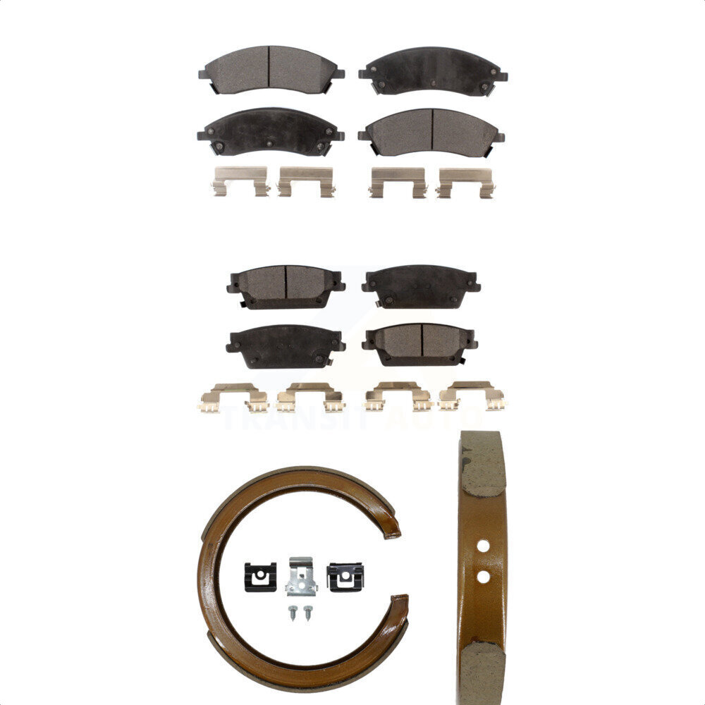 Transit Auto - KTN-100709 - Front and Rear Disc Brake Pad Kits