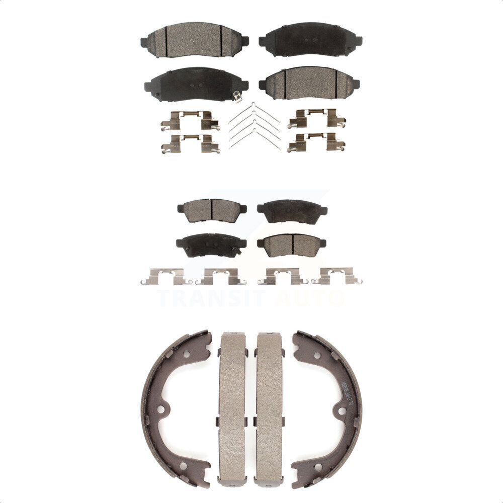 Transit Auto - KTN-100749 - Front and Rear Disc Brake Pad Kits