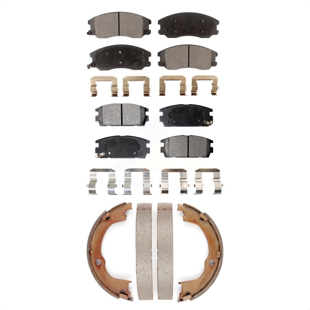Transit Auto - KTN-100788 - Front and Rear Disc Brake Pad Kits