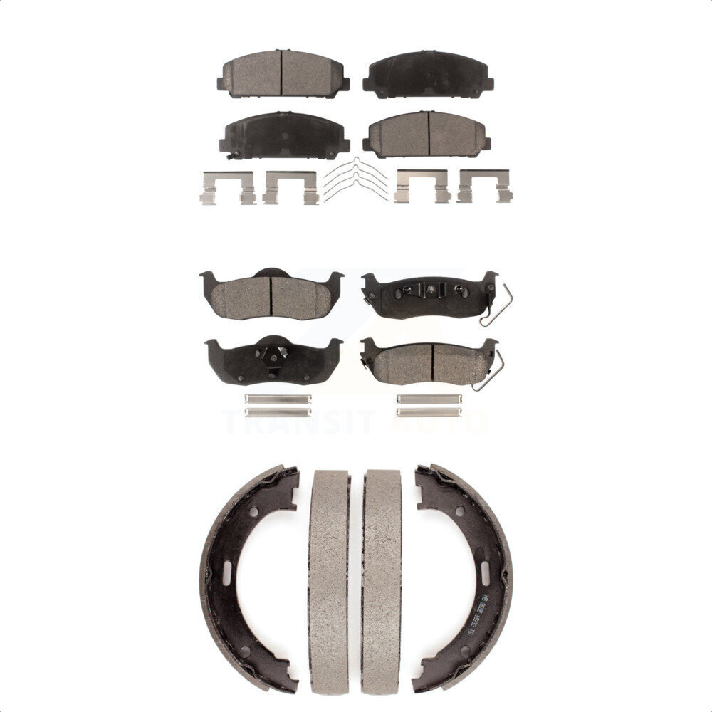 Transit Auto - KTN-100800 - Front and Rear Disc Brake Pad Kits