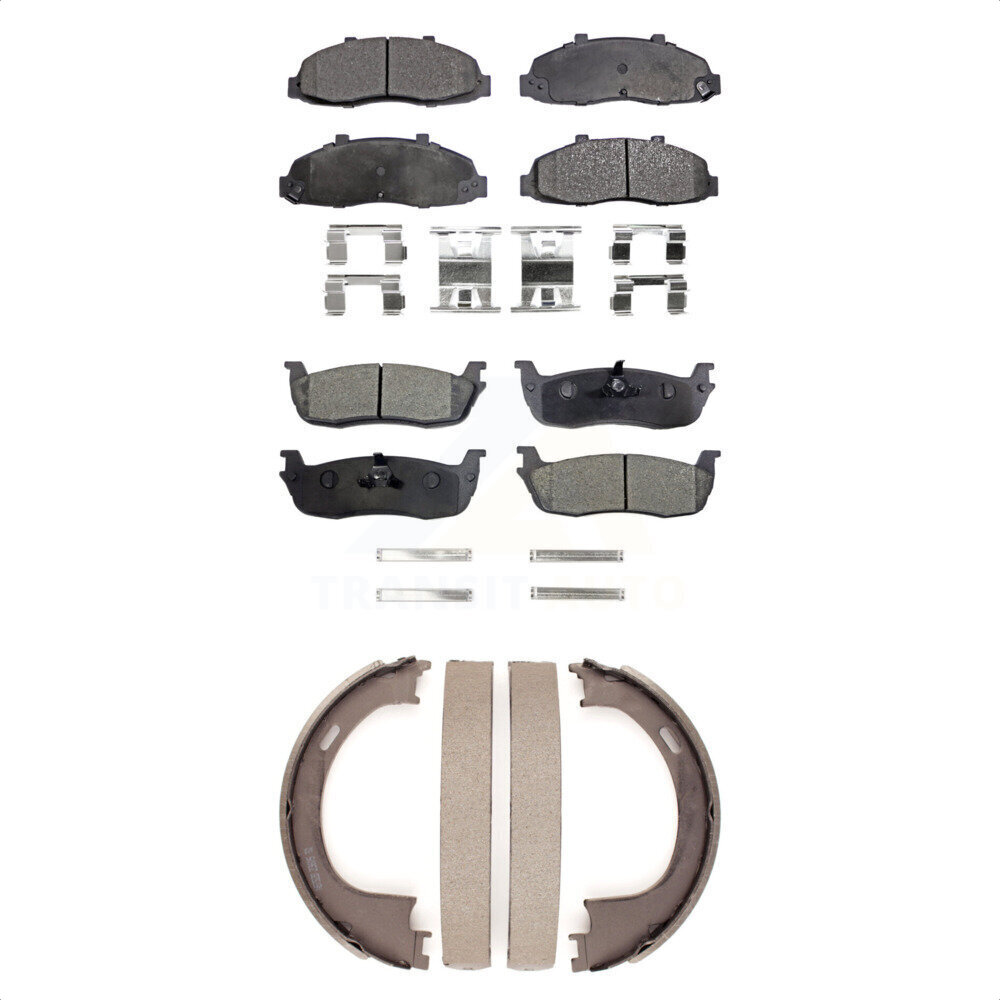 Transit Auto - KTN-100806 - Front and Rear Disc Brake Pad Kits