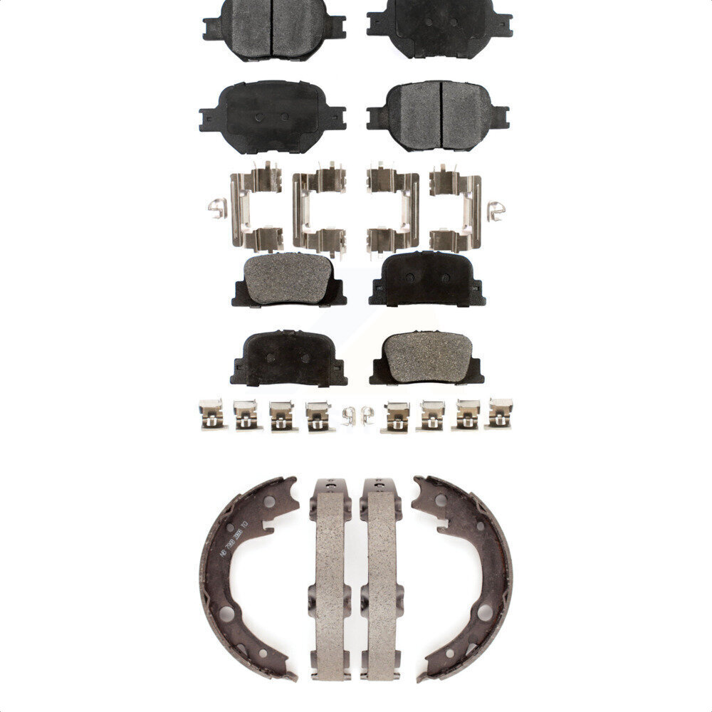 Transit Auto - KTN-100811 - Front and Rear Disc Brake Pad Kits