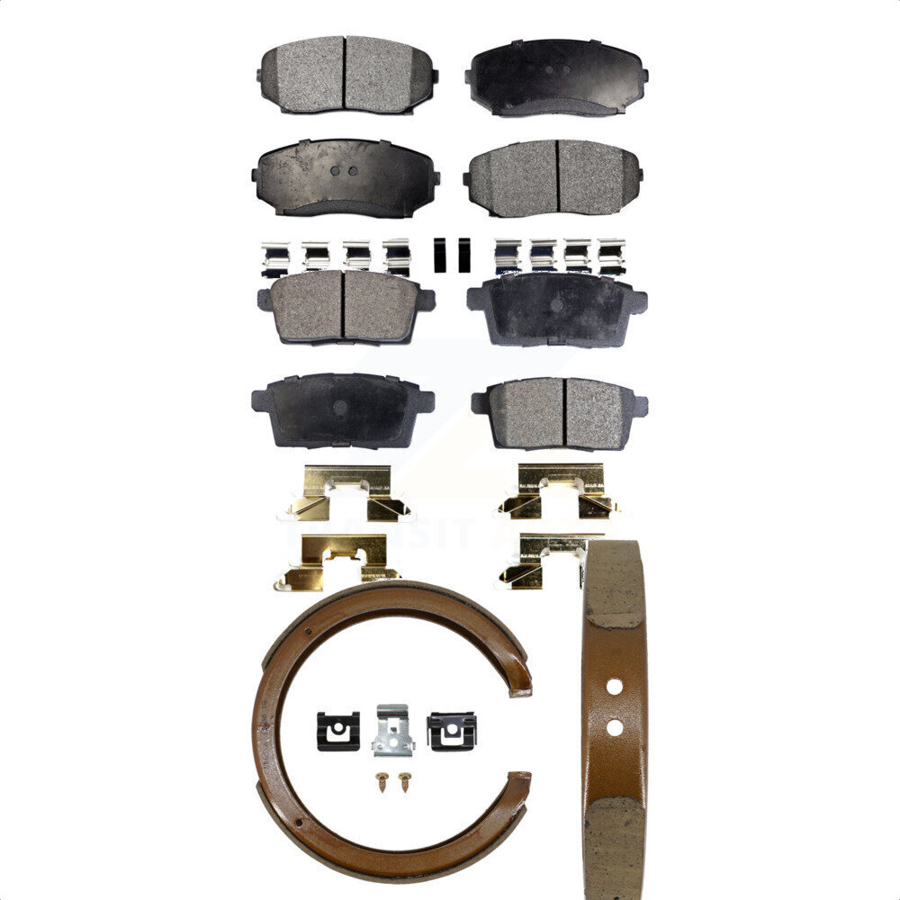 Transit Auto - KTN-100821 - Front and Rear Disc Brake Pad Kits
