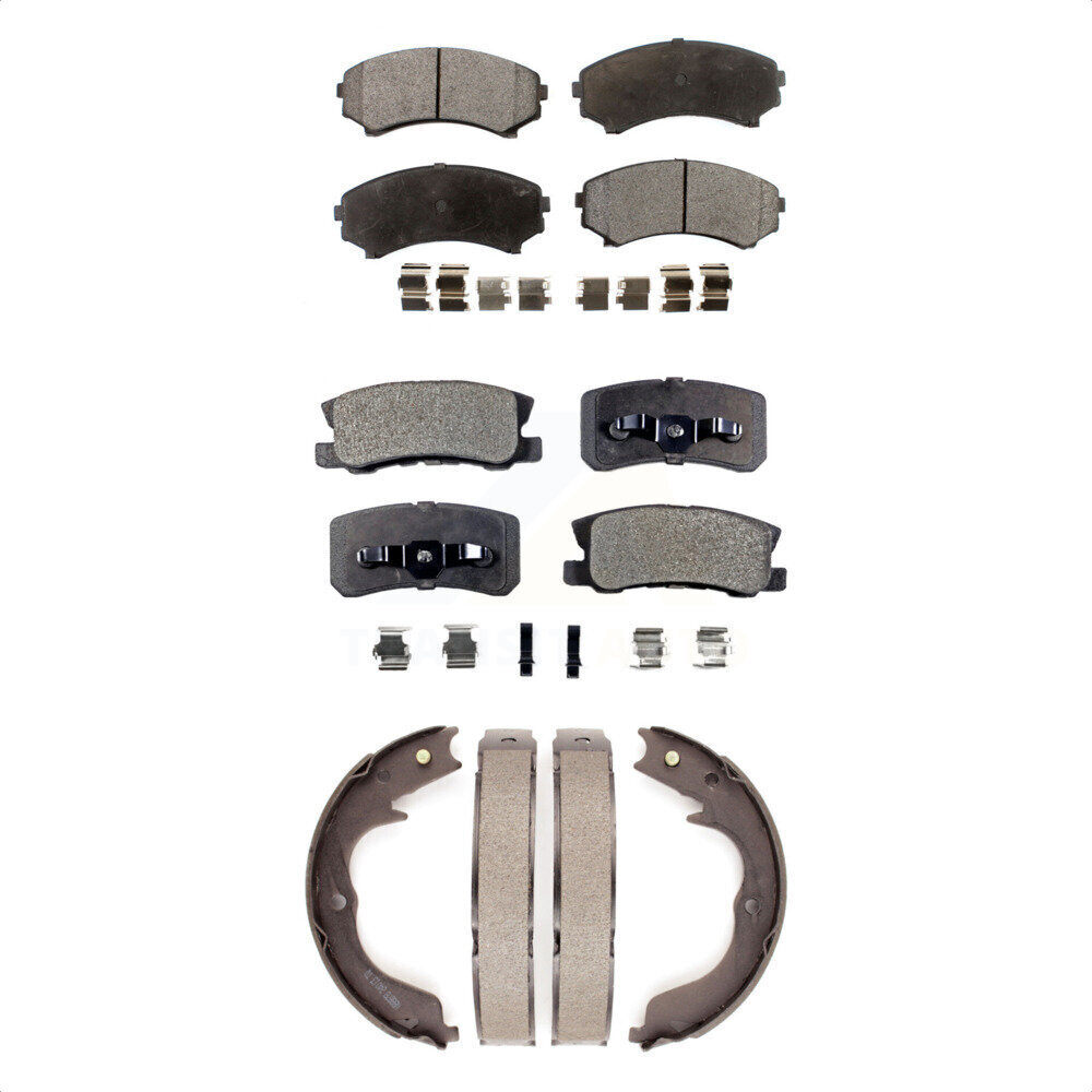 Transit Auto - KTN-100835 - Front and Rear Disc Brake Pad Kits