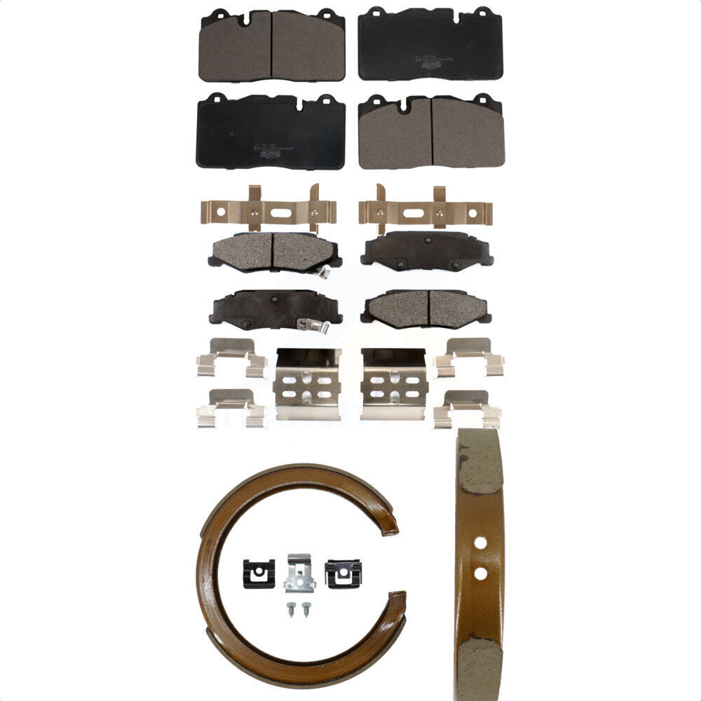 Transit Auto - KTN-100881 - Front and Rear Disc Brake Pad Kits