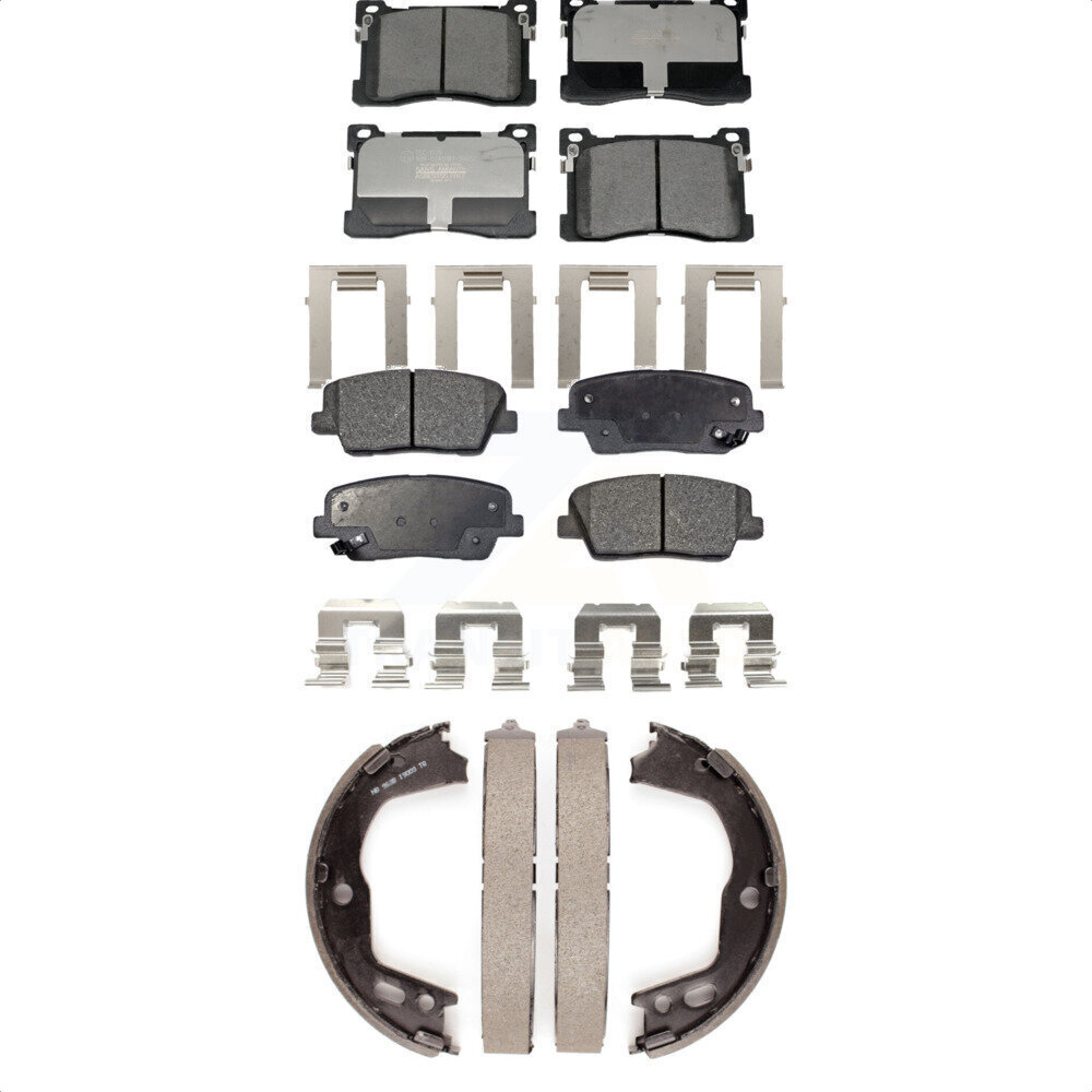 Transit Auto - KTN-100917 - Front and Rear Disc Brake Pad Kits