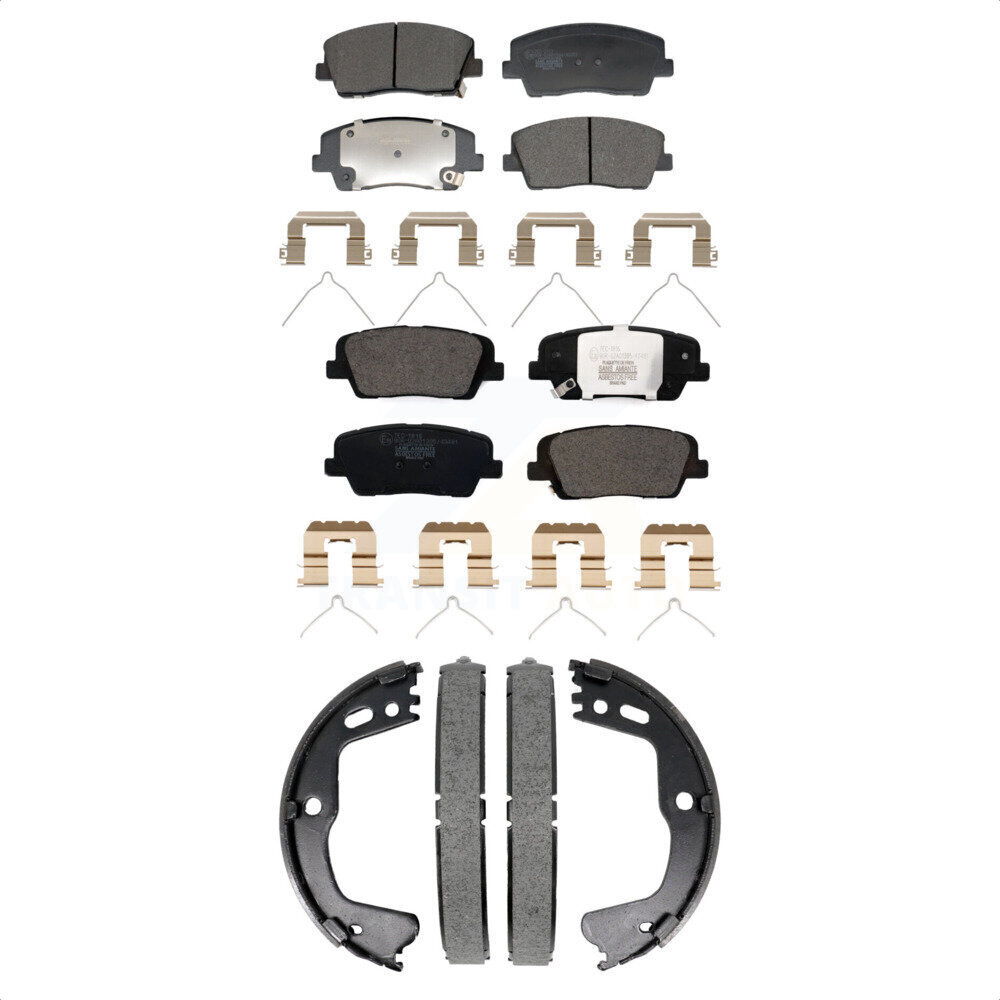 Transit Auto - KTN-100956 - Front and Rear Disc Brake Pad Kits