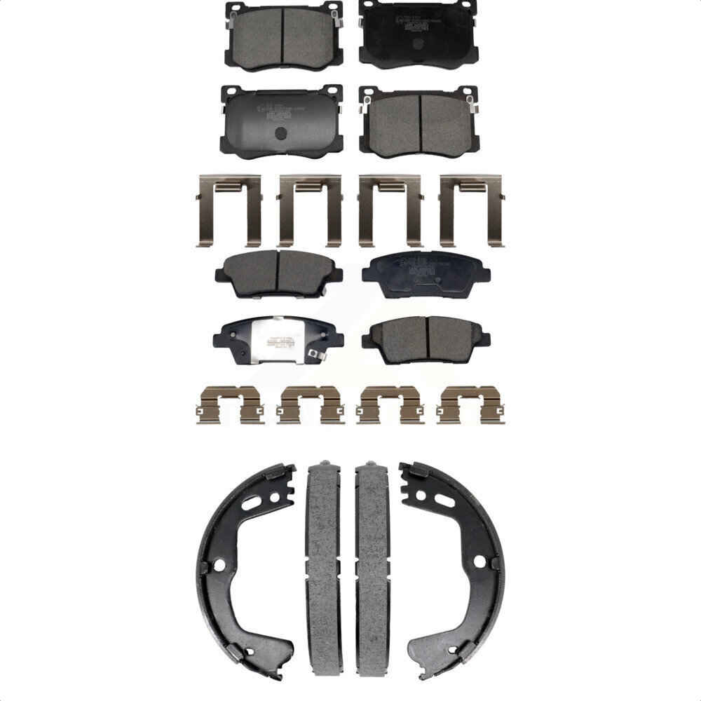 Transit Auto - KTN-100957 - Front and Rear Disc Brake Pad Kits