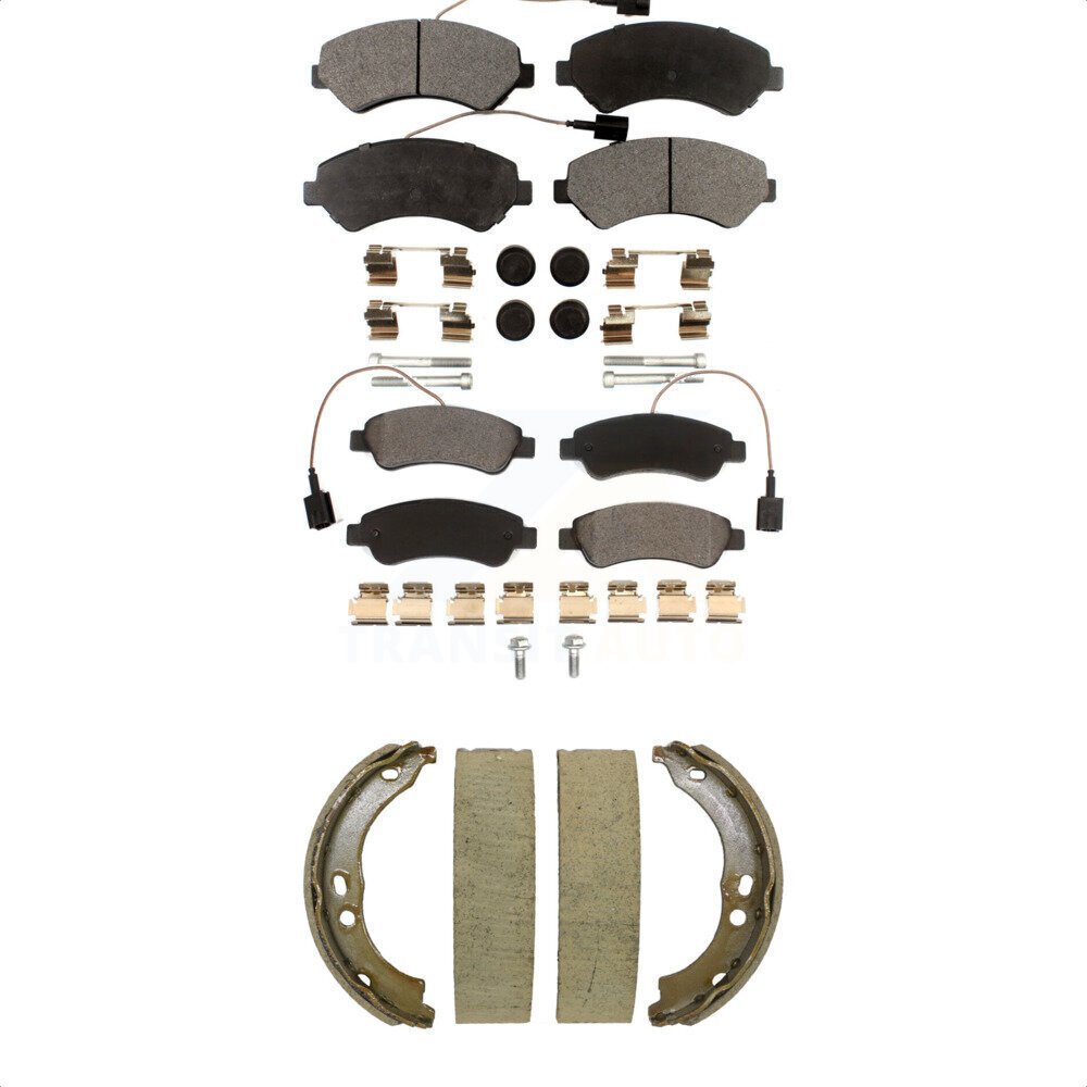 Transit Auto - KTN-100971 - Front and Rear Disc Brake Pad Kits