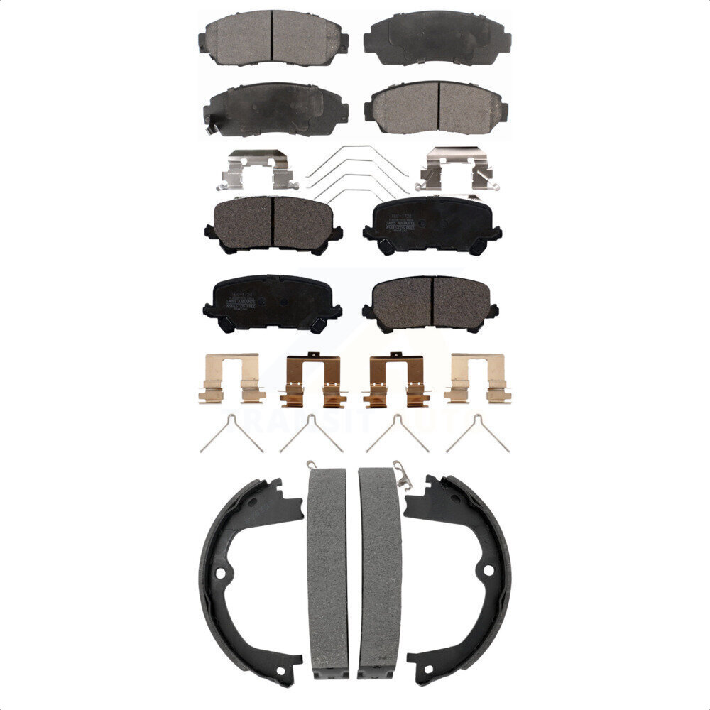 Transit Auto - KTN-100979 - Front and Rear Disc Brake Pad Kits