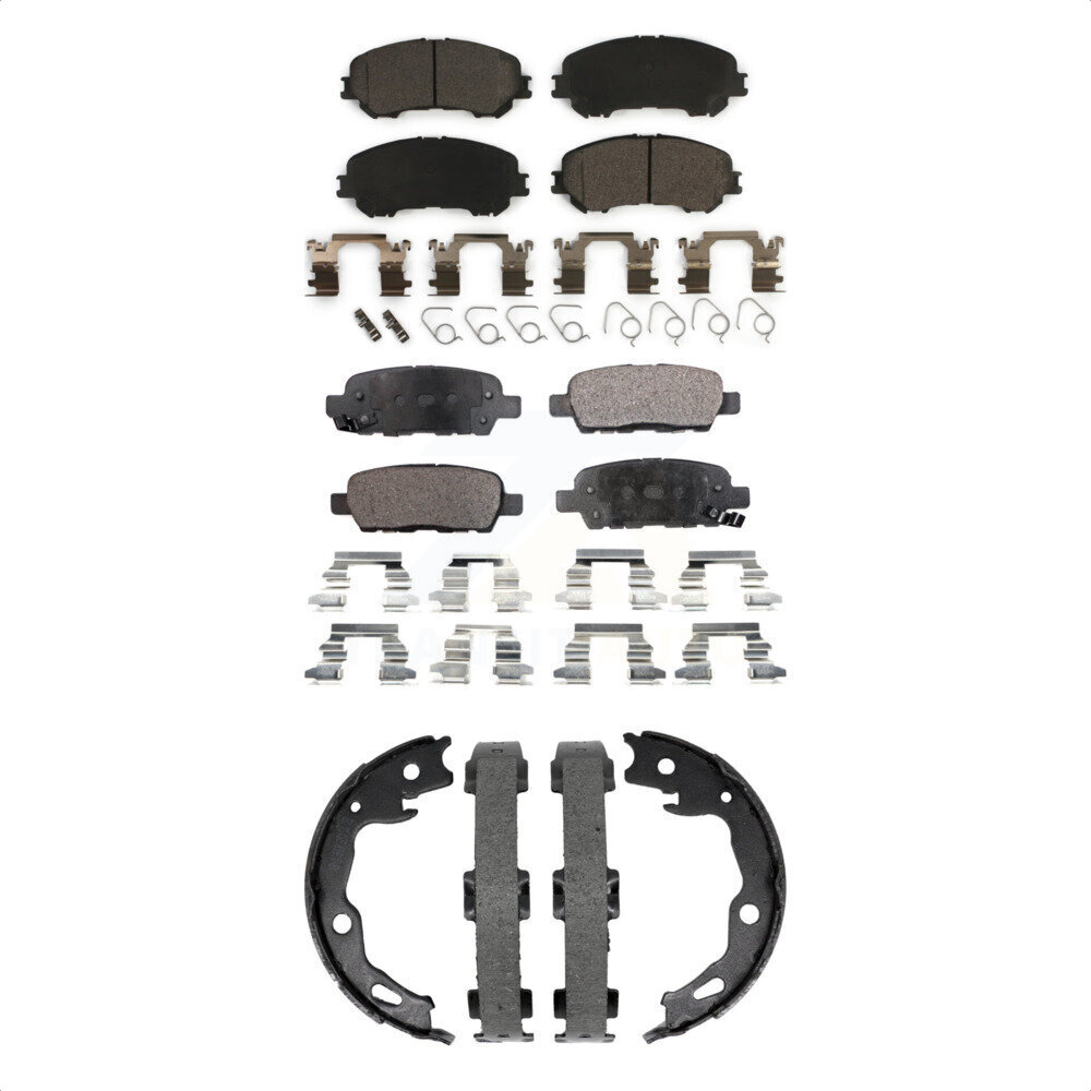 Transit Auto - KTN-101001 - Front and Rear Disc Brake Pad Kits