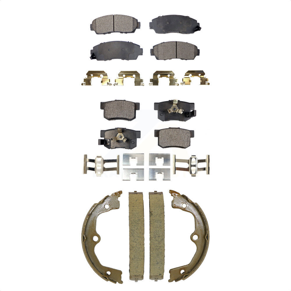 Transit Auto - KTN-101005 - Front and Rear Disc Brake Pad Kits