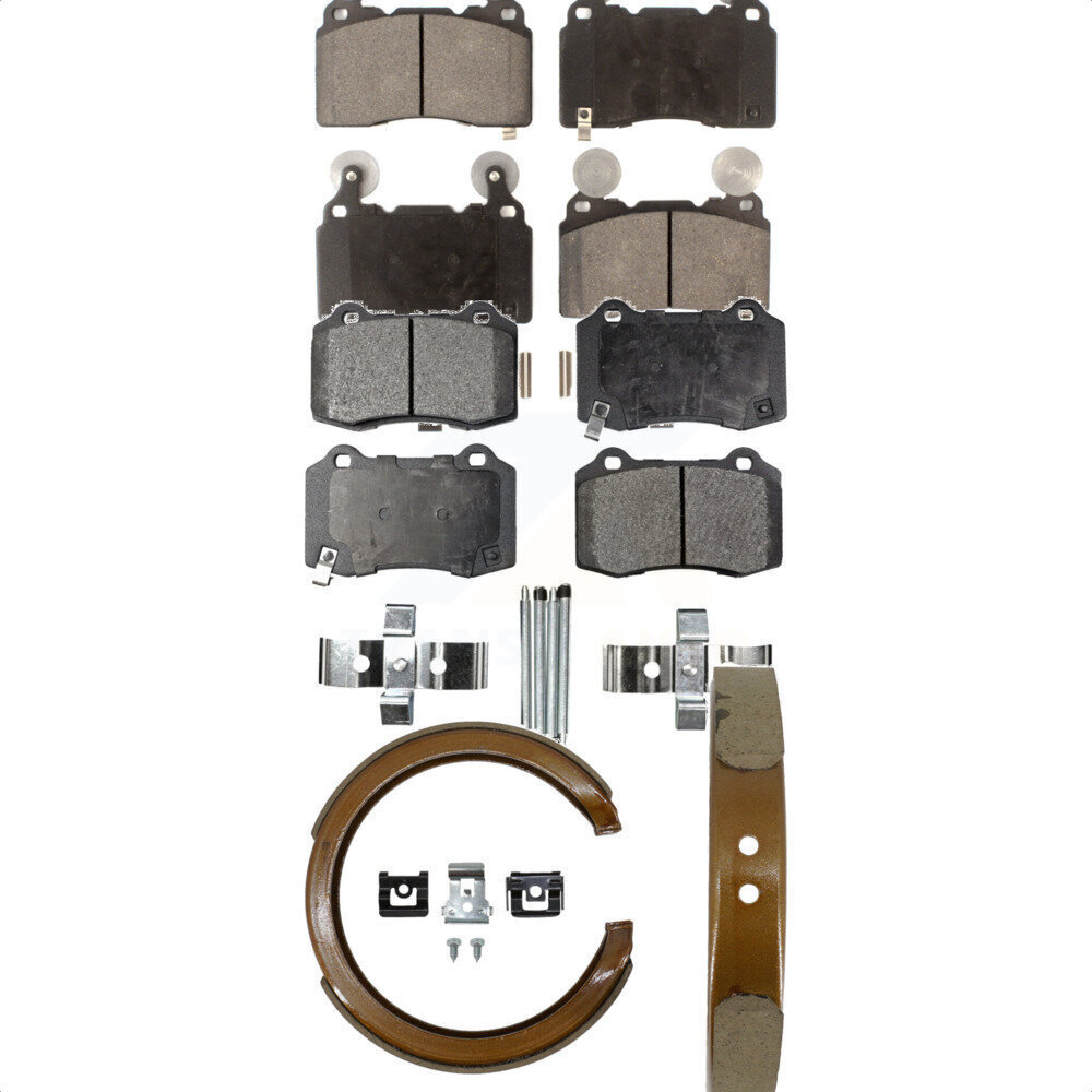 Transit Auto - KTN-101020 - Front and Rear Disc Brake Pad Kits