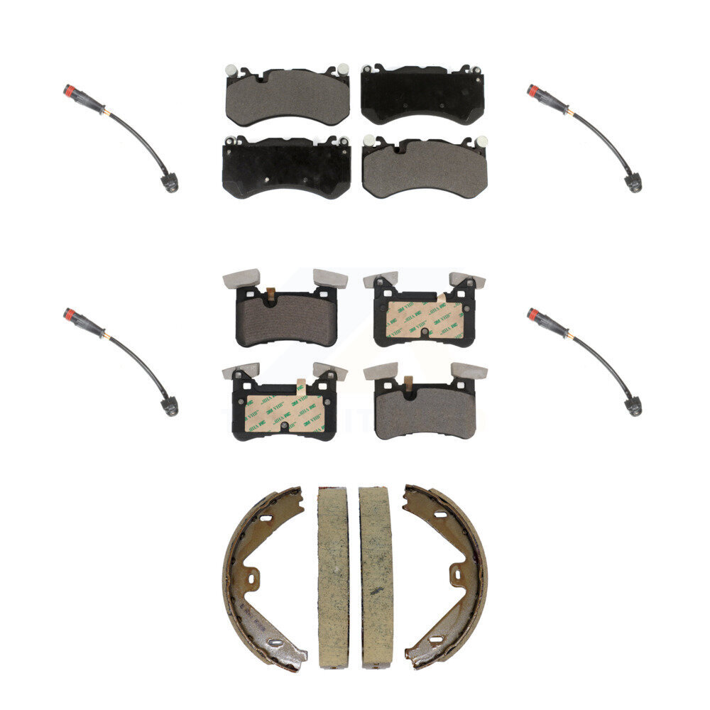 TEC - KTW-101812 - Front and Rear Disc Brake Pad Kits