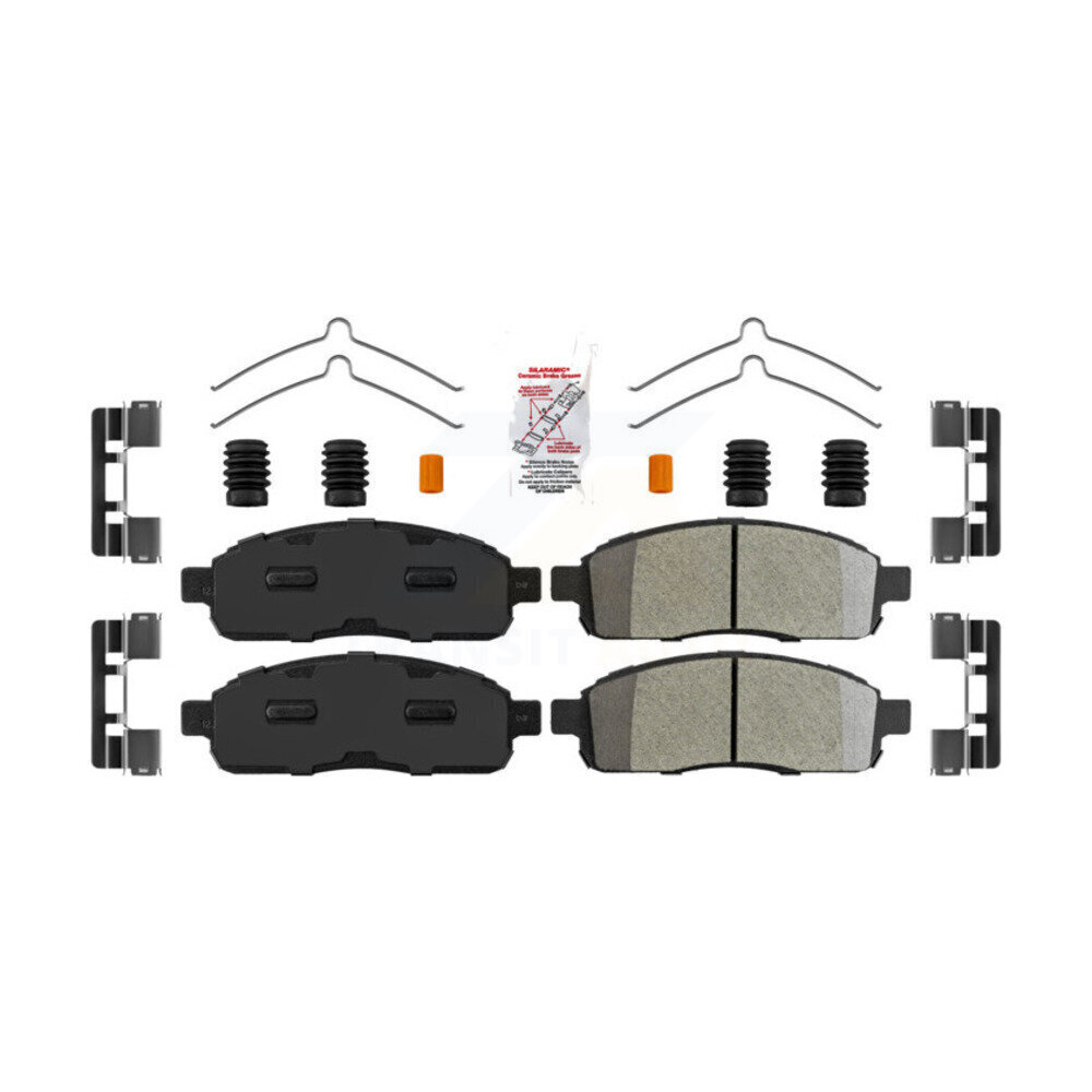 AmeriBRAKES Front Semi-Metallic Disc Brake Pads NWF-ASD1083-1684-22