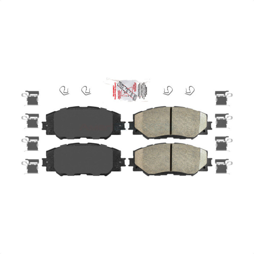 thumbnail image 2 of Detroit Axle Rear Brake Kit: 11.42" Disc Rotors & Ceramic Pads For 2012-2020 Toyota Prius V & Mirai 2 of 5
